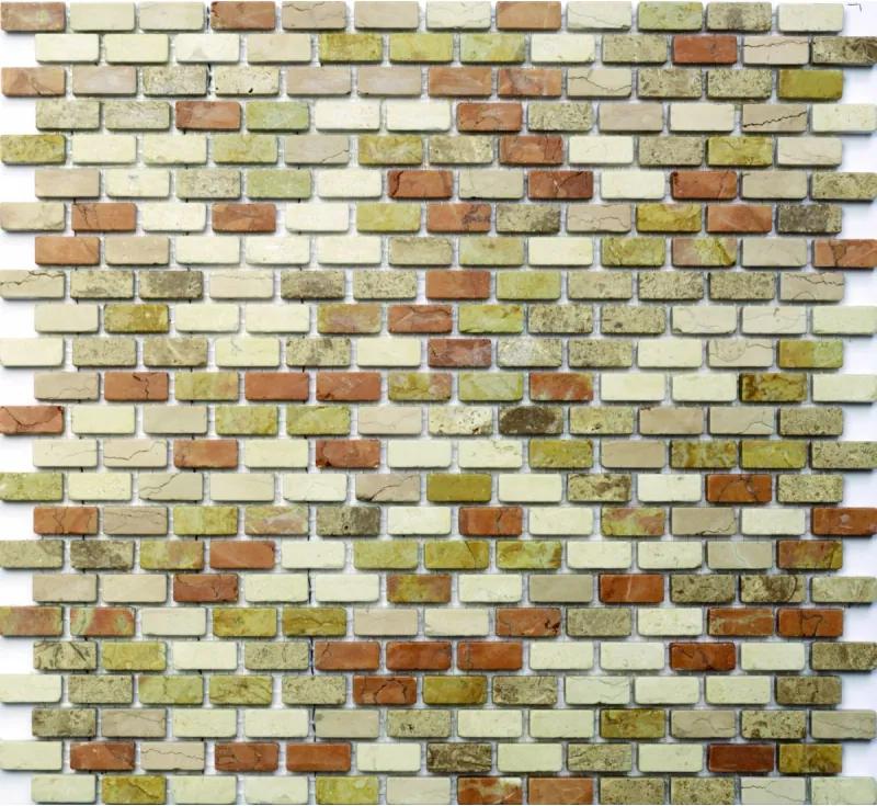 Avola mozaiektegel 30 x 30 cm brick meerkleurig (1 stuk)