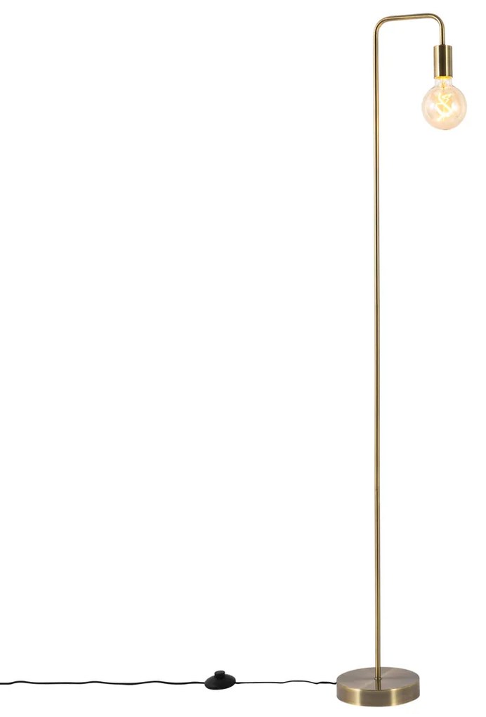 Moderne vloerlamp brons rond 145cm - Facil Modern E27 Binnenverlichting Lamp