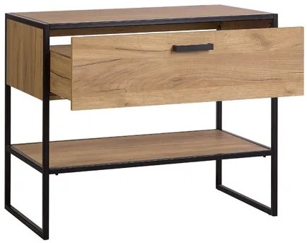 Comad Brooklin 827 FSC onderkast 90cm eiken/zwart