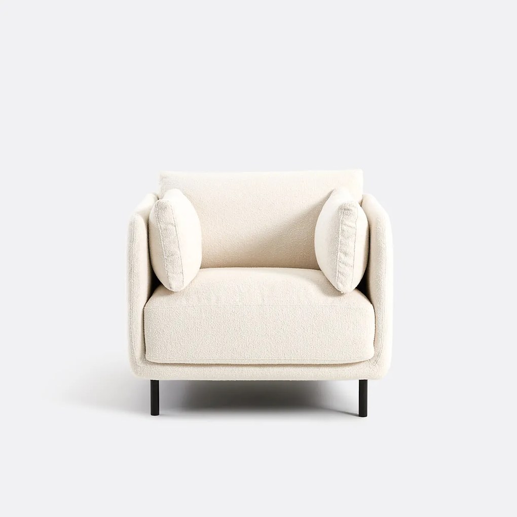 Fauteuil, fijne badstof, Victor