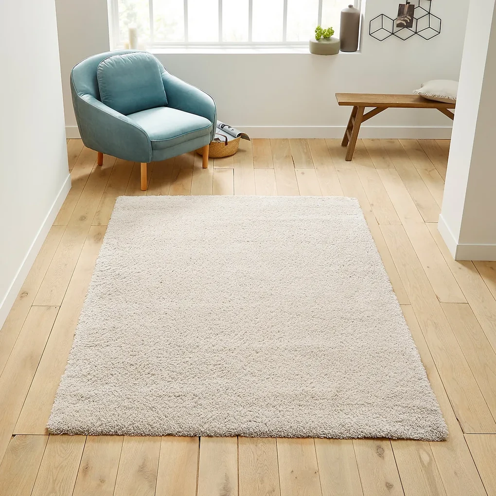 Vloerkleed shaggy, wollen aspect, Afaw