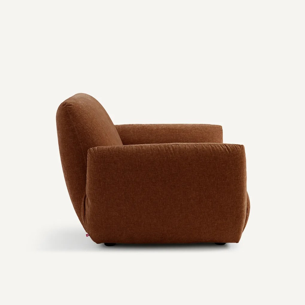 Fluwelen chenille fauteuil, Spogano