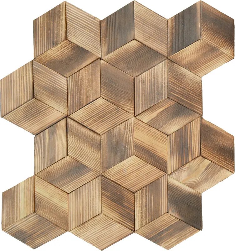 Houten Mozaïekpaneel | Fresh Pine | 30×35 cm | Hout | Tegel