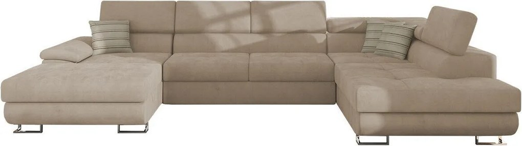 Hoekbank Comfivo 190, Aanwezig, Aanwezig, 345x202x71cm, 188.5 kg, Poten: Metaal, Kunststof