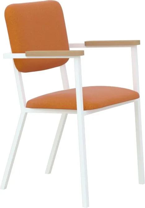 Studio HENK Co Armchair stoel met wit frame Kvadrat Hallingdal 65 - 590