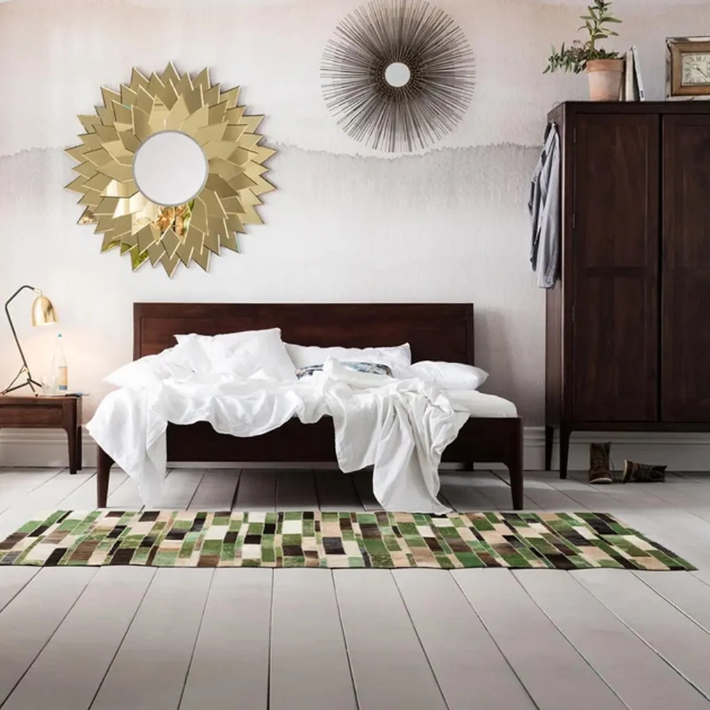 Kare Design Brooklyn Walnut Walnoot Bed Massief Mangohout 160 Cm