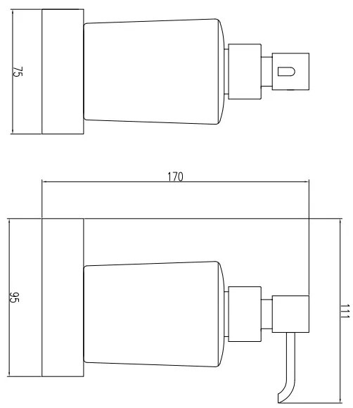 Eastbrook Vercelli messing zeepdispenser chroom