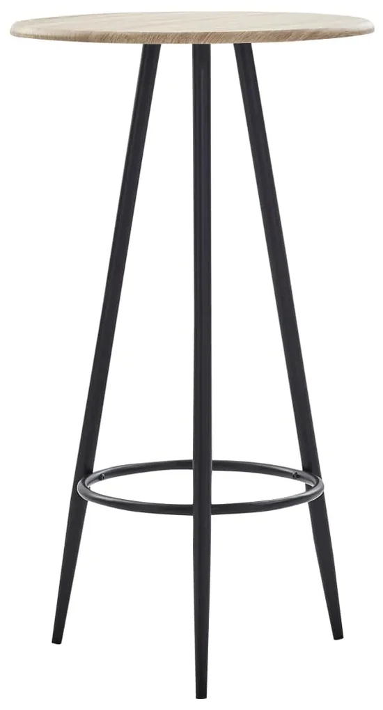 vidaXL 5-delige Barset kunstleer wit