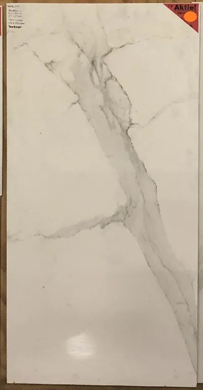 Vloertegel 30x60 Cm Marmerlook Cifre Statuario Mat RBT03