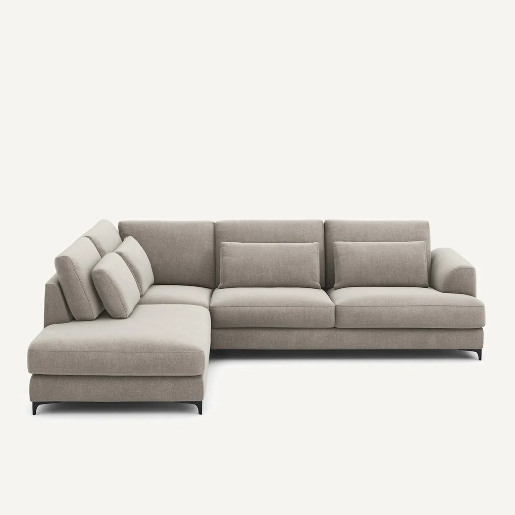 Hoekslaapbank links fluweel chenille, Marsile