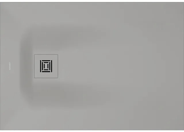 Duravit Sustano Douchebak - 100x70x3cm - Rechthoek - DuraSolid Grijs mat 720272630000000