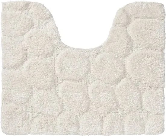 Sealskin Pebbles toiletmat katoen 50x60 cm ivoor