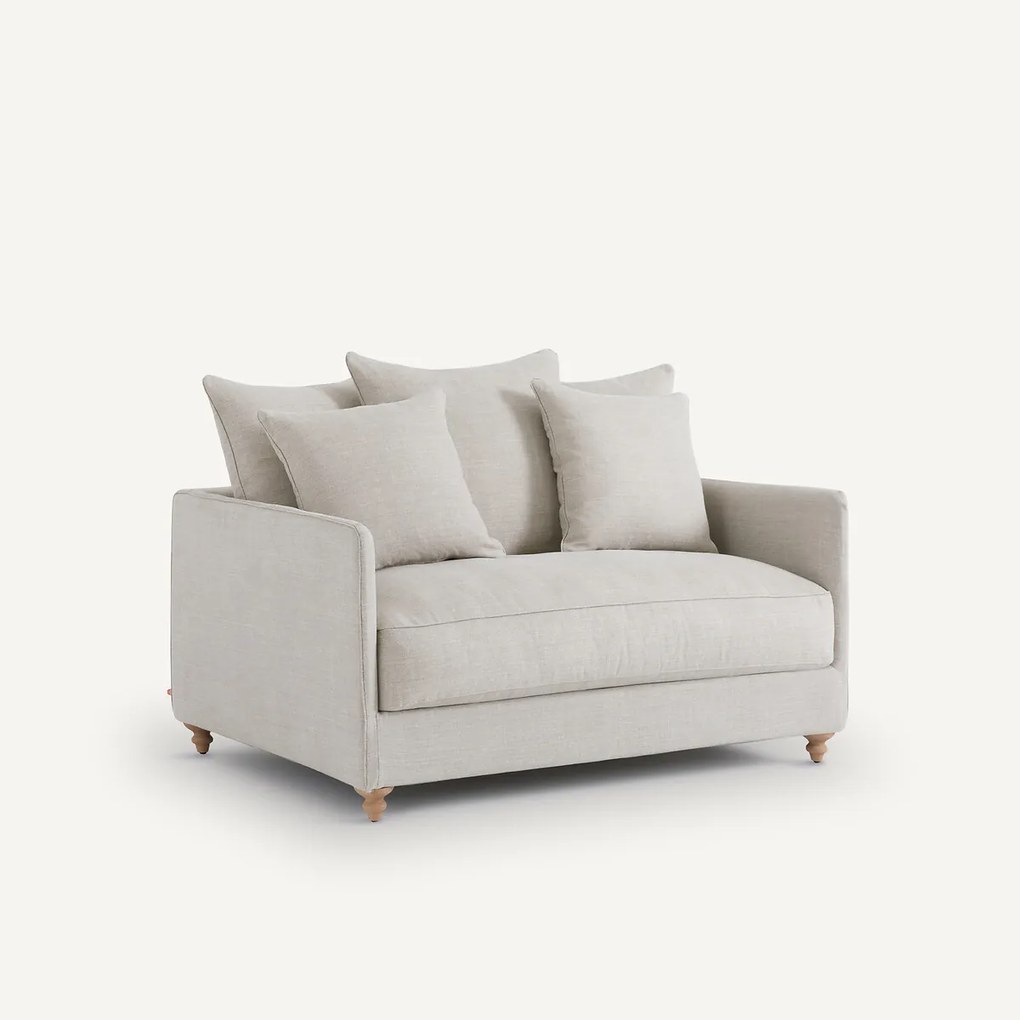 2-zits bank, omvormbaar, in katoen en linnen, Lazare