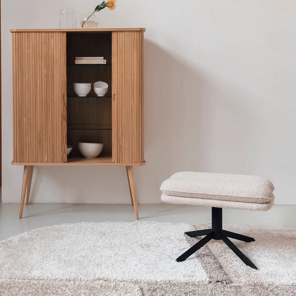 Zuiver Tyler Moderne Boucle Hocker