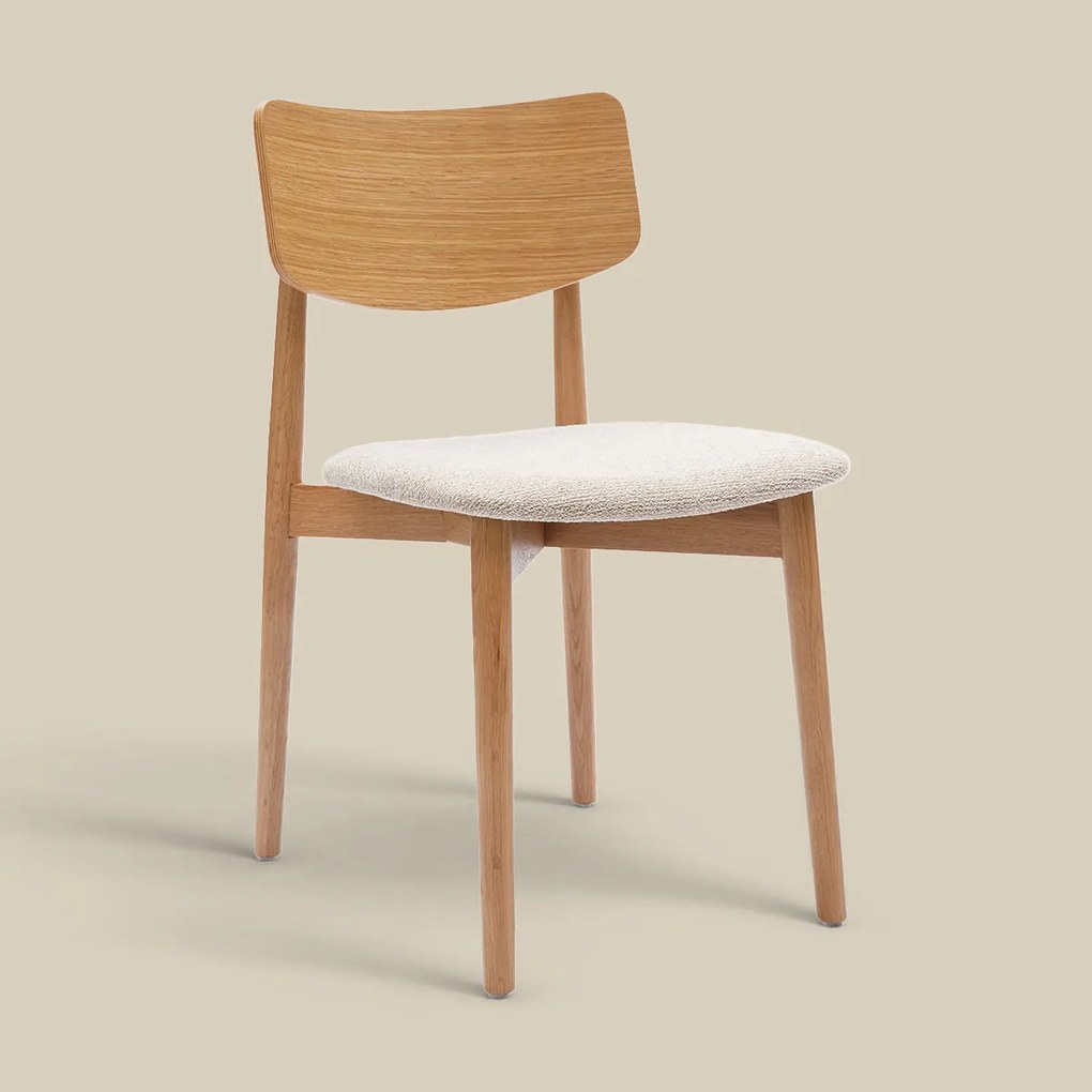 Scandinavische Stoel Eikenhout