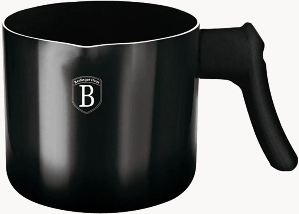 Melkpan Matte Black met antiaanbaklaag