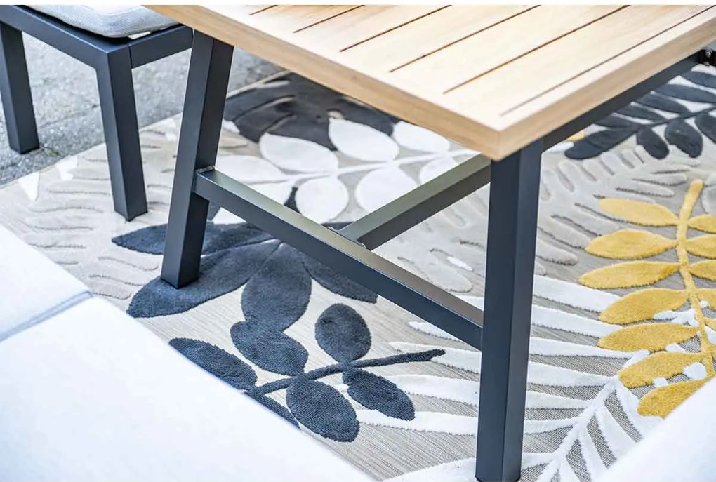 Garden Impressions Lissabon lounge dining set 5-delig L of R - valley sand