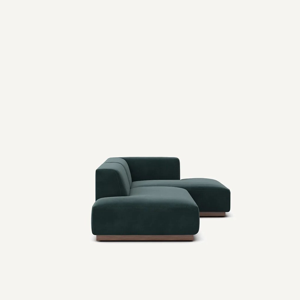 Rechter hoekbank in fluweel, Jacopo