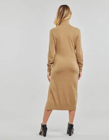 Lange Jurk Beige MICHAEL Michael Kors  EASY TNK SLIT MIDI