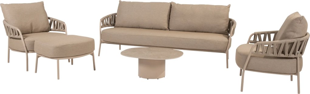 Sofie Calma stoel bank loungeset 5 delig keramiek latte Taste 4SO