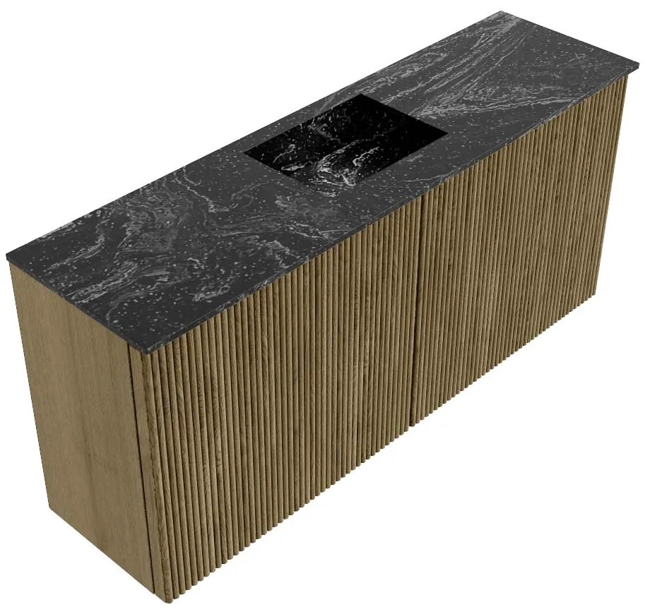 Mondiaz Joya DLux 90cm toiletmeubel dusk met wastafel faye midden 1 kraangat lava