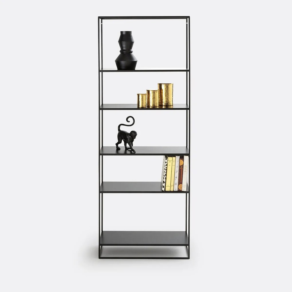 Boekenkast, Acia metaal, 6 planken, MIVA