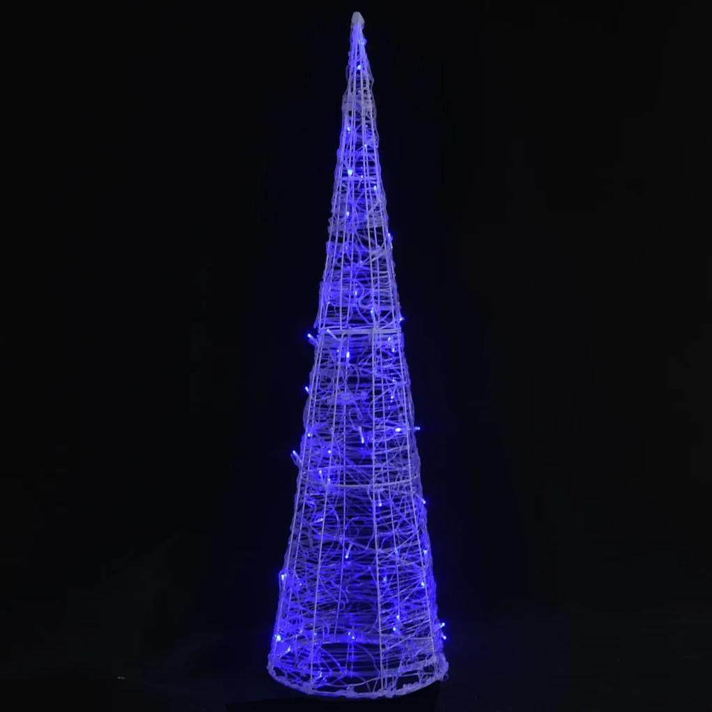 vidaXL Lichtkegel decoratief LED blauw 120 cm acryl