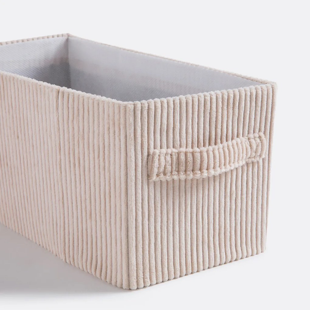 Opplooibare mand, geribd fluweel, Veloudo