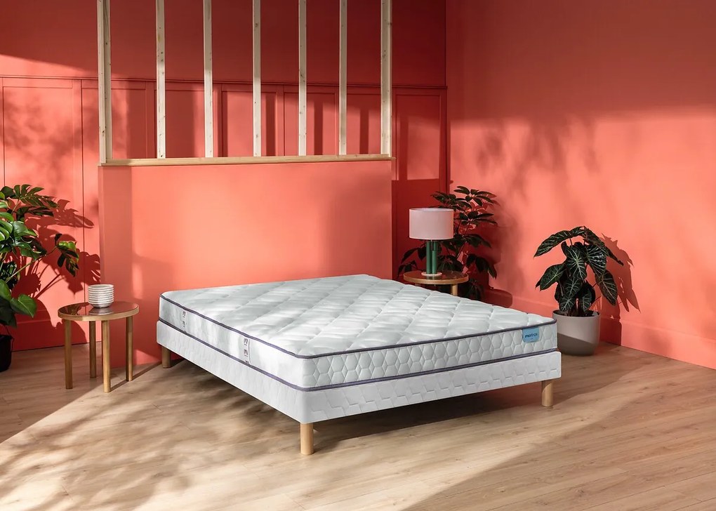 Stevige matras in latex, 3 zones 19 cm, Happy Lit