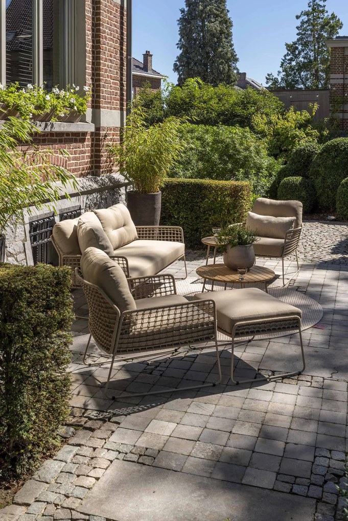 Taste by 4 Seasons Albano loungestoel latte SALE  Loungestoel    taupe weerbestendig