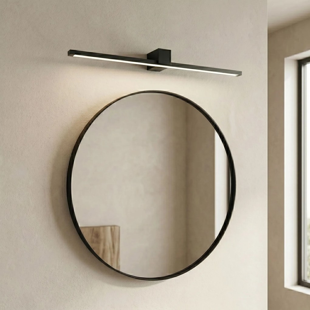 Badkamer LED-wandlamp SWE051-1W 80 cm Black