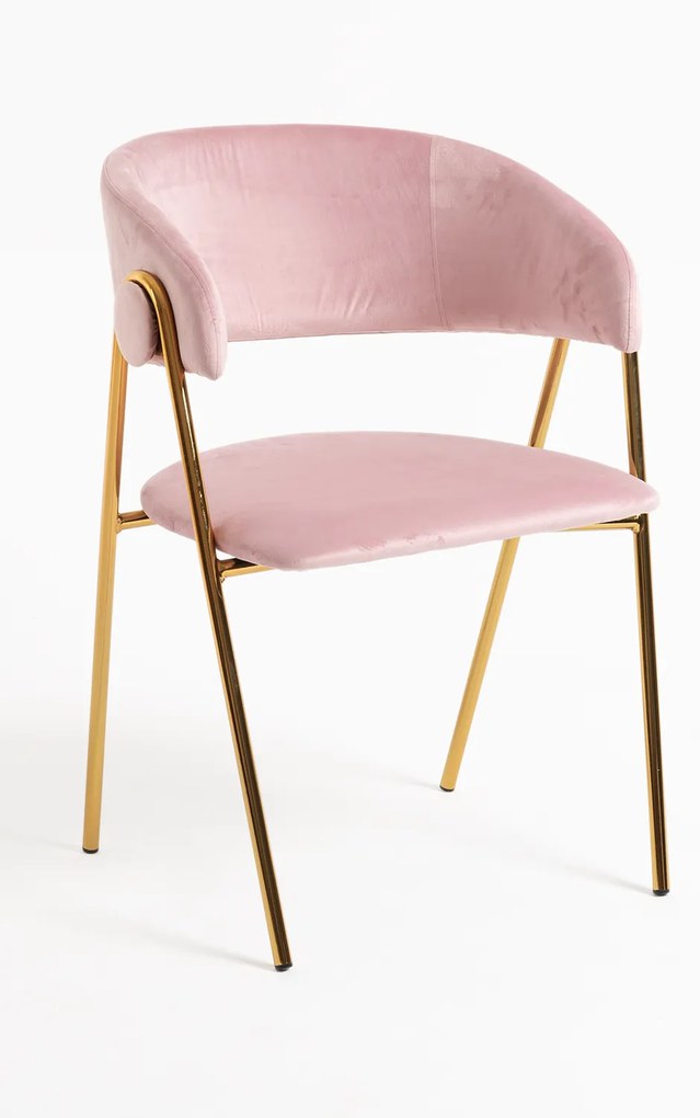 Mihu Goud Fluwelen Stoel