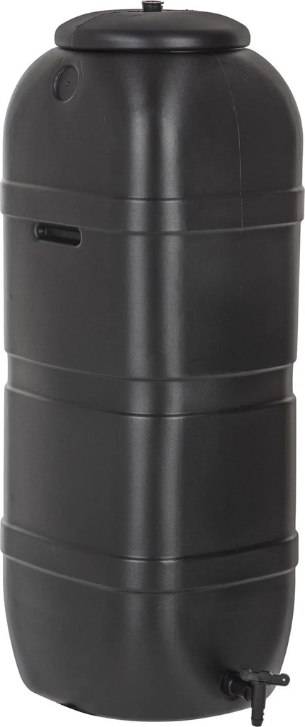 Practo Garden classic 100 l zwart - Regenton - 32x36x95,2cm - 100 liter