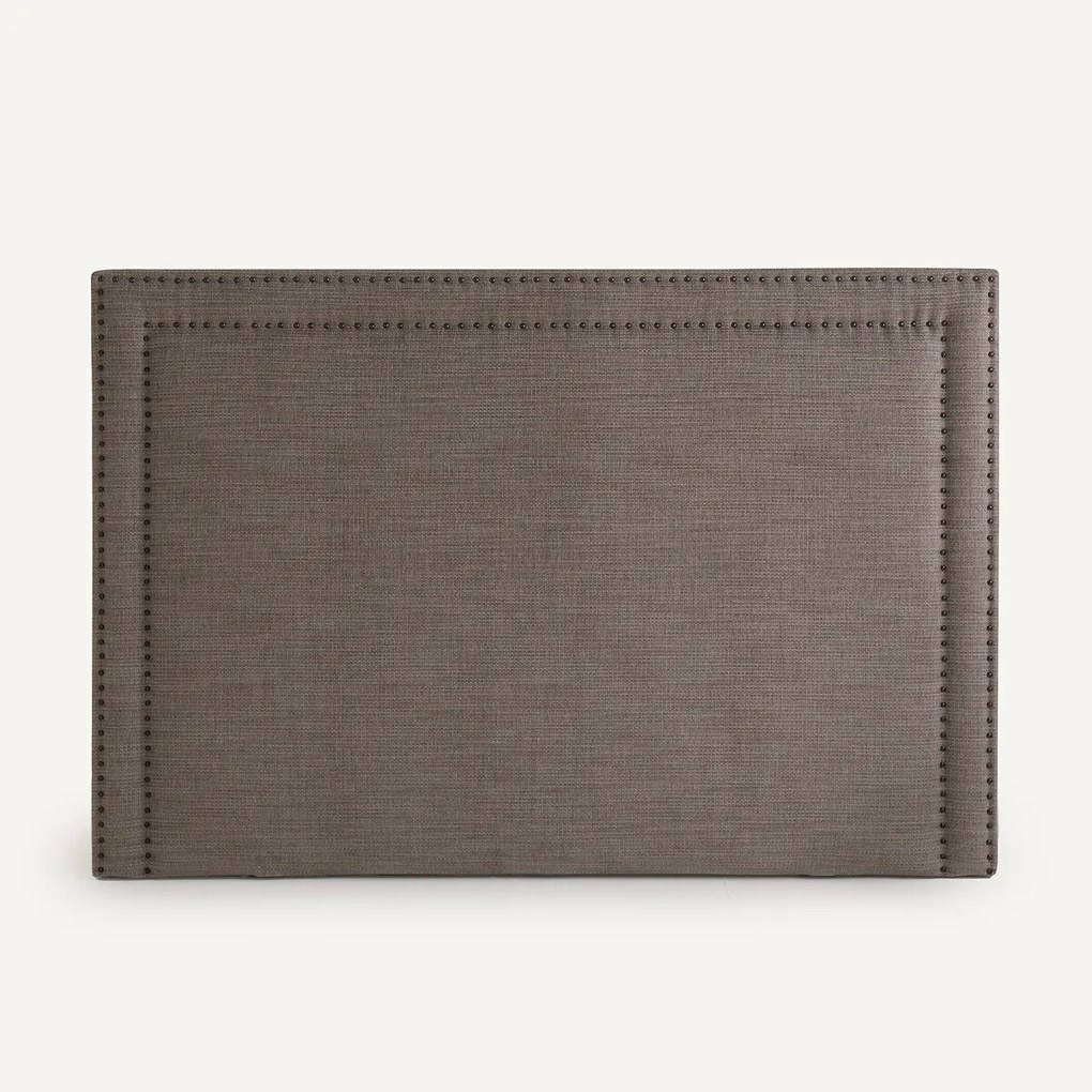 Hoofdbord met studs en mêleestof H120 cm, Kardly