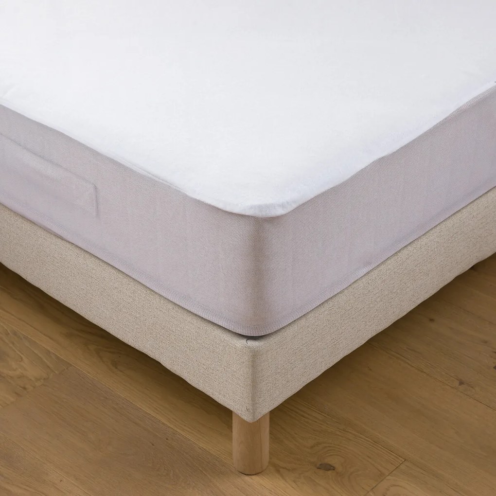 Matrasbeschermer in molton anti-huisstofmijt H30cm