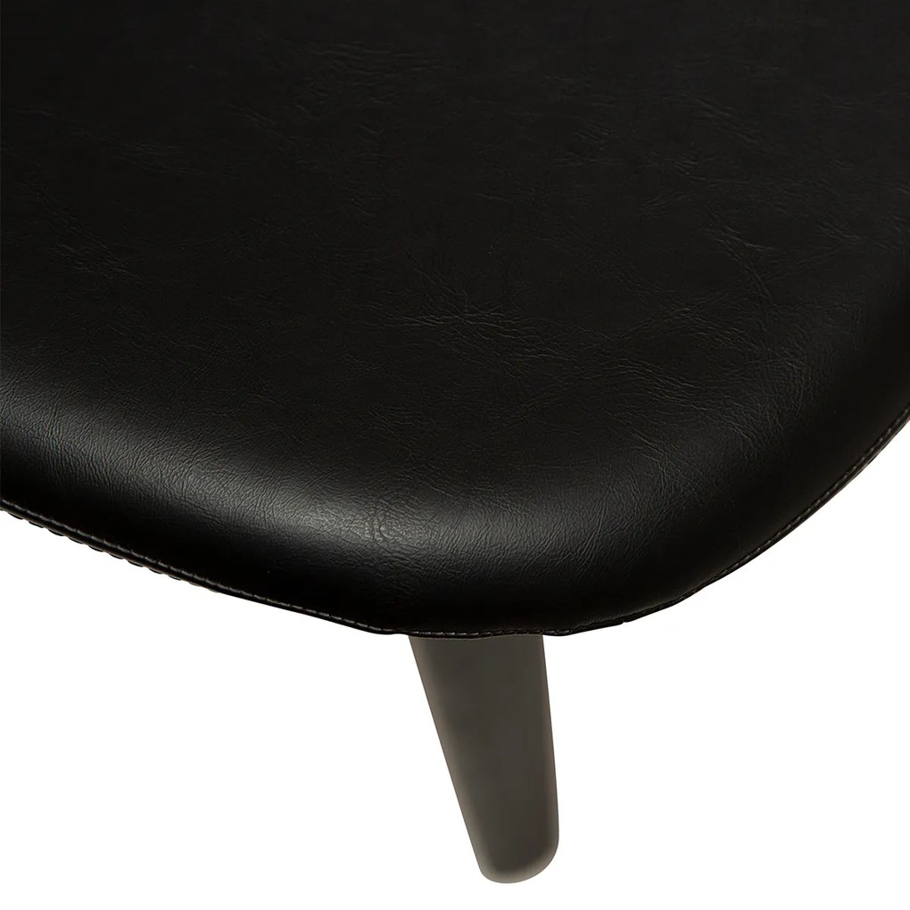 Dan-Form Paragon Design Eetkamerstoel Zwart Kunstleer
