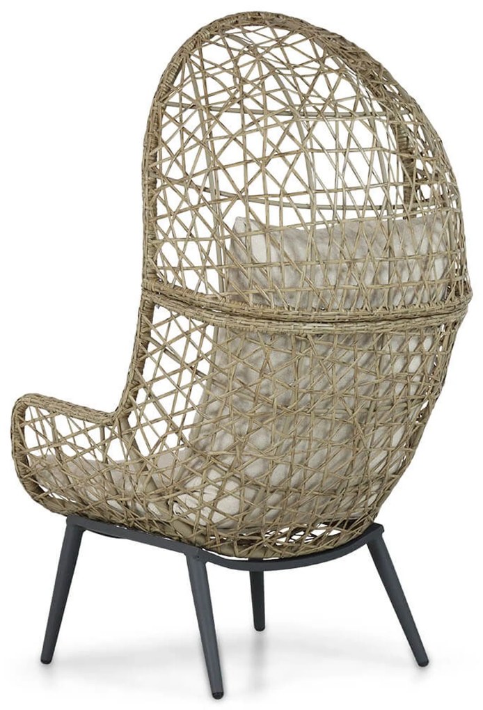 Coco Corso Strandstoel Aluminium/wicker Taupe