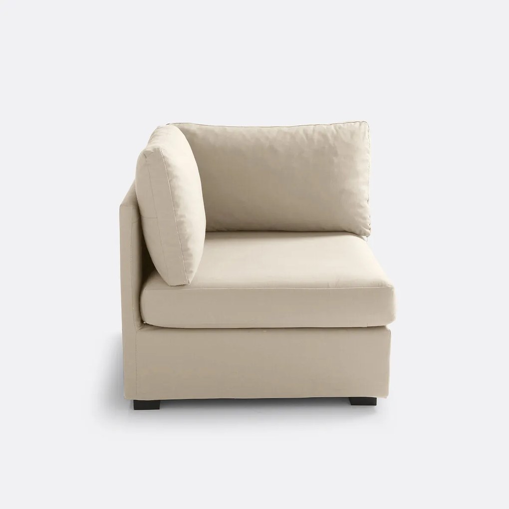 Hoekfauteuil, katoen, Robin