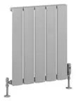 Eastbrook Malmesbury radiator 45x60cm aluminium 491W grijs mat