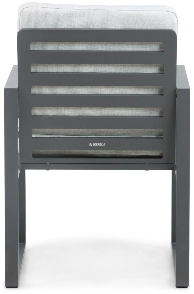 Tuinstoel Aluminium Grijs-antraciet Lifestyle Garden Furniture Nuno