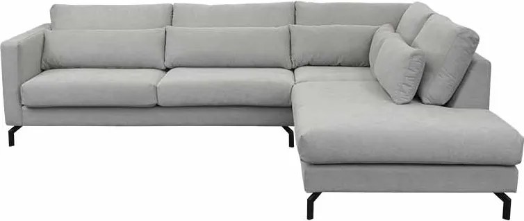 Hoekbank - Hög - rechts - Bloq lichtgrijs 60