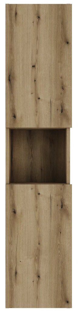 Comad Nova Oak hoge kast 30x25x140cm eiken