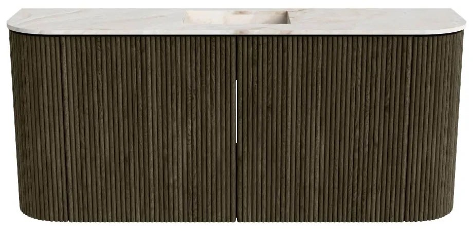 Mondiaz Joya DLux 95cm toiletmeubel ronding links/rechts shadow met wastafel faye midden 1 kraangat frappe