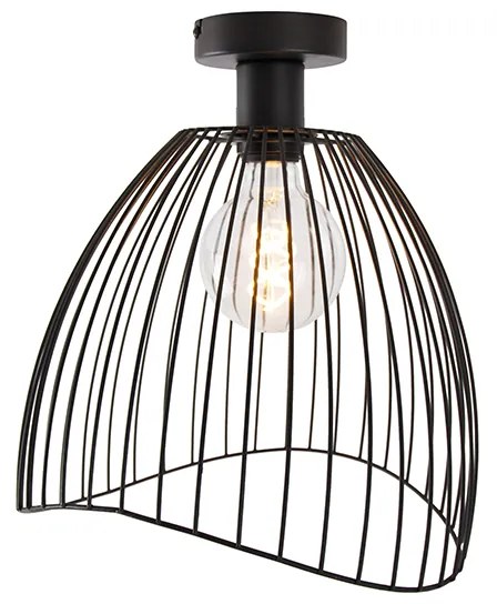 Design plafondlamp zwart 29 cm - Pua