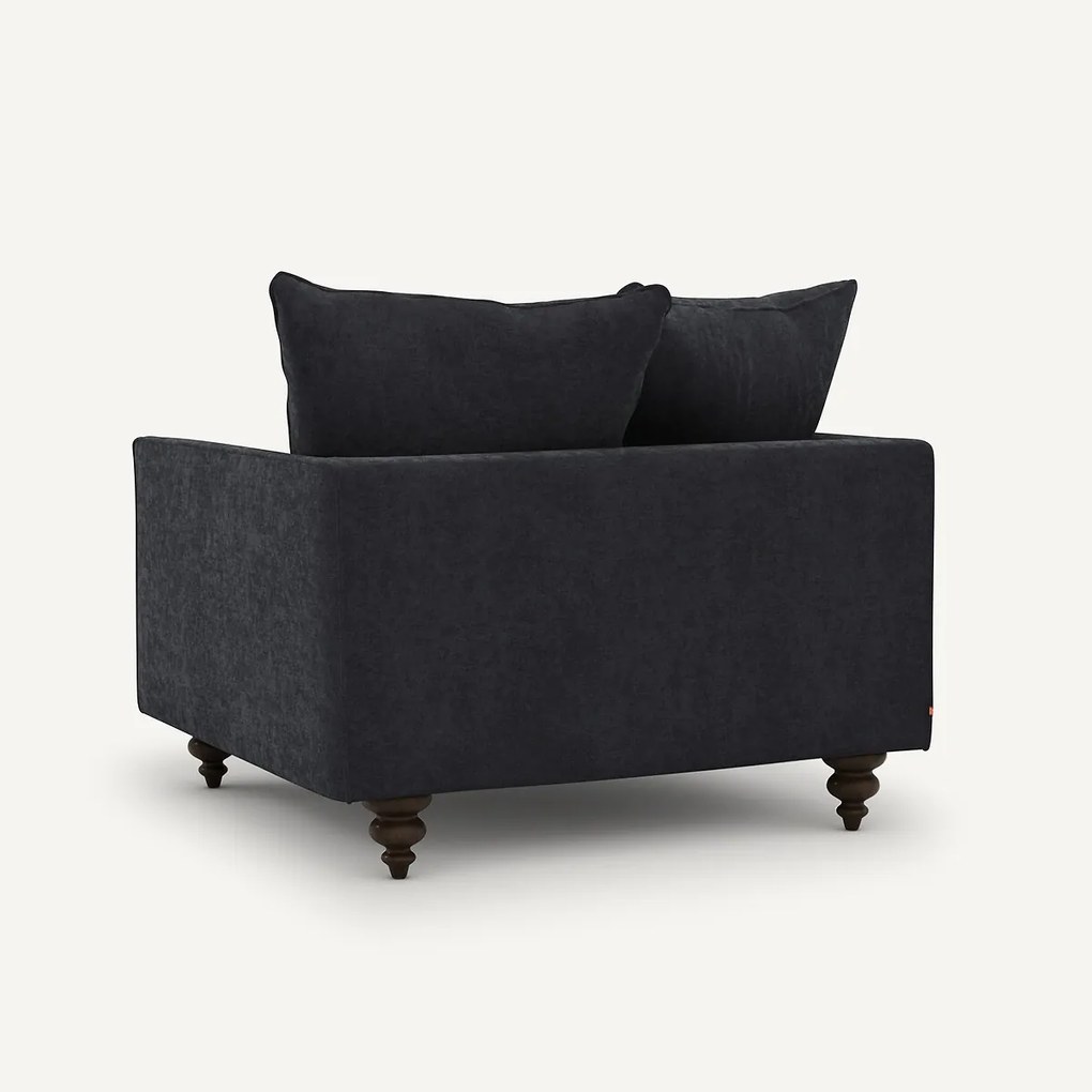 Fauteuil viscose/polyester, Lazare