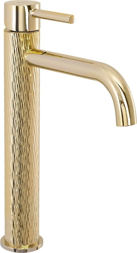 Wastafelkraan Rea Lungo Art Gold High