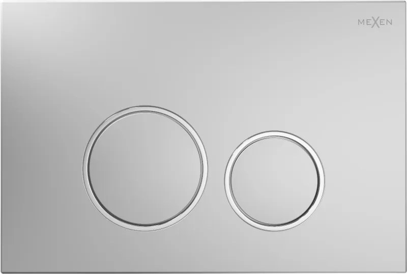 Mexen Fenix 05  spoelknop, mat chroom - 600502