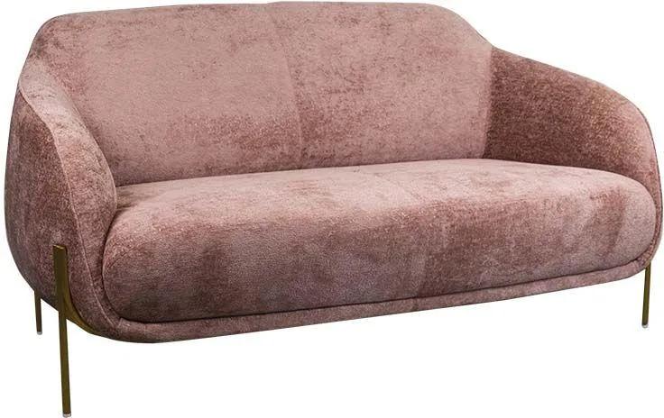 Kaja Collection | Bank Kosmos breedte 163 cm x diepte 87 cm x hoogte 80 cmzitdiepte roze zitbanken metaal banken meubels | NADUVI outlet