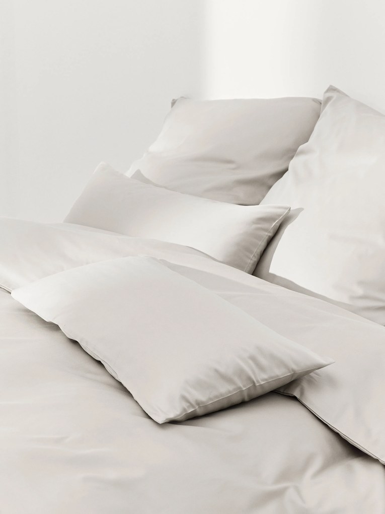 Katoensatijnen dekbedovertrek Comfort