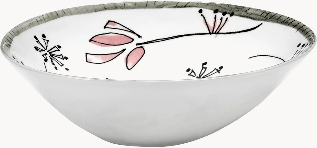 Saladeschalen Fiore Rosa, 2-delig